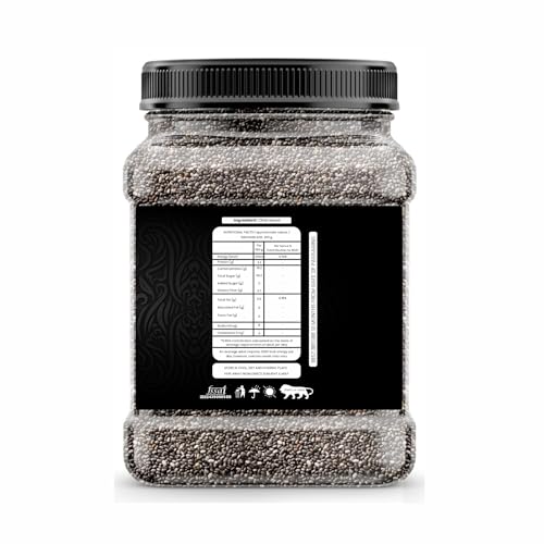 Image of Chia Seeds for Weight Management Rich in Calcium, Protein & Fibre (1000 GM)