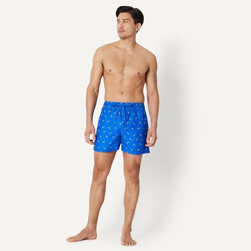 Image of Amazon Essentials Men's Swim Trunks with Mesh Lining, Pockets, Drawstring Closure