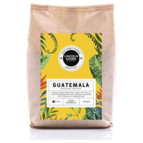 Lincoln & York Guatemala, Single Origin Lightly Roasted Ground Coffee, 500g Cover