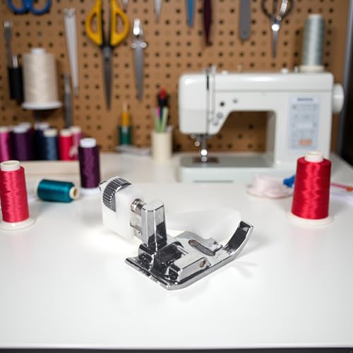 Pie para dobladillo invisible Silver para máquina de coser miniatura 6