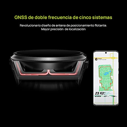 Huawei Watch Gt Runner 46 Mm Montre De Sport Avec Bracelet Taille Du Poignet : 140 210 Mm Affichage 1.43 4 Go Bluetooth Nfc 38.5 G - vue 10