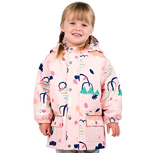 Image of JAN & JUL Waterproof Fleece Lined Rain Jacket, Raincoat for Toddlers and Kids