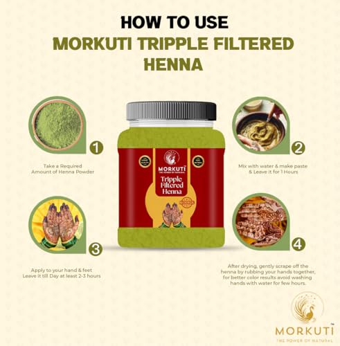 Image of 100% Naturals Triple Filltered Henna Powder ,Mehandi powder For Hand and Leg 350 gm