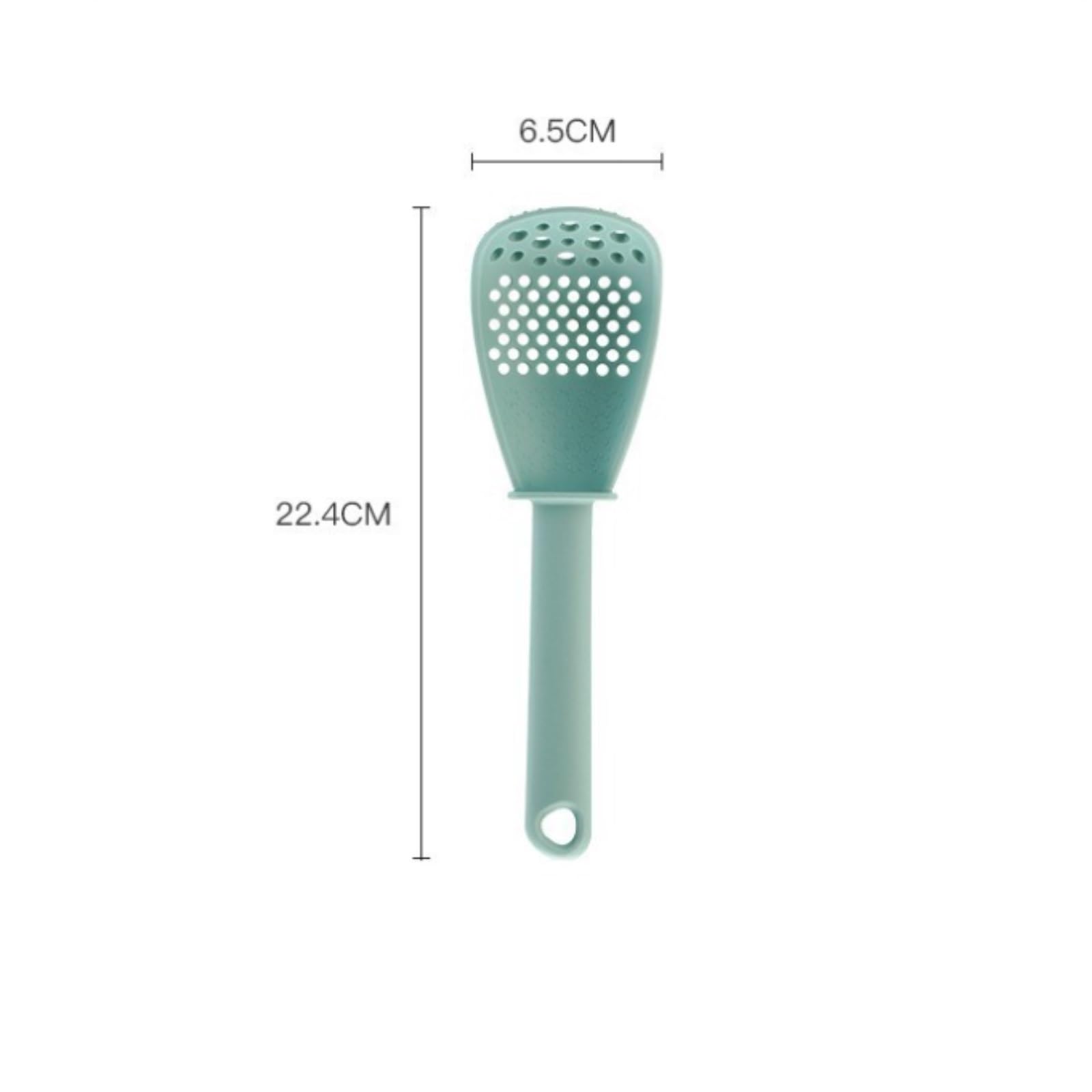 Sitko Durszlak Plastikowa łyżka do makaronu Gotowanie Łyżka spustowa Wielofunkcyjny garnek filtrujący łyżka cedzakowa(Grün)