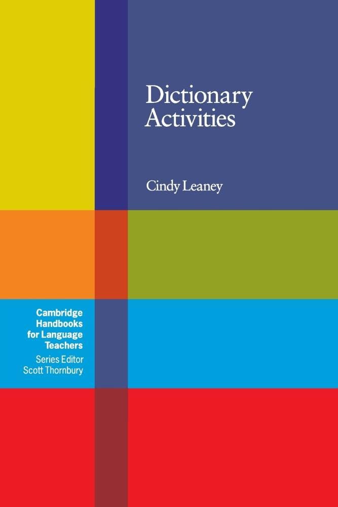 Dictionary Activities (Cambridge Handbooks for Language Teachers)