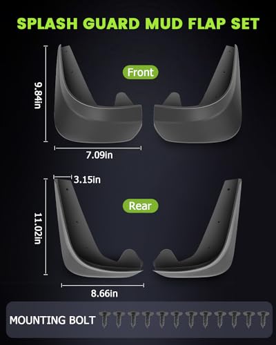 Image of SCITOO Set of 4PCS Universal mud Flaps for 2018-2019 for Volvo XC60 Front & Rear mud Flaps Splash Guard Set
