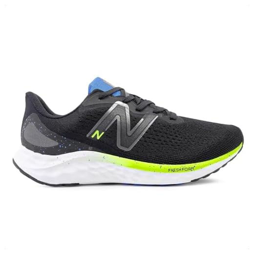 TENIS NEW BALANCE FRESH FOAM ARISHIV4 MASCULINO BLACK/GREEN, Calçados Masculinos, PRETO/VERDE FLUOR, 39