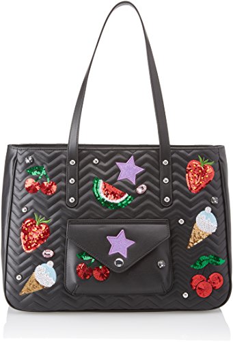 Tipo di prodotto: HANDBAG Tua by Braccialini Stickers Borsa Tote, Donna, Nero