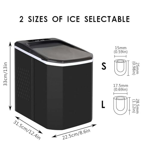 Fabricadora de hielo portátil para cocina doméstica miniatura 7