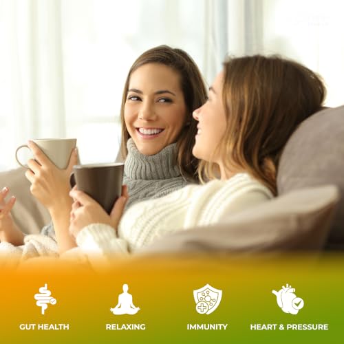 Image of FreshDrinkUS, Premium Happy Belly Tea | 75 Tea Bags | Herbal Tea Blend with Soursop Leaves, Ginger, Fennel Seed, Lemon Balm, Cinnamon, Papaya Leaves & Rose Hip - Naturally Caffeine Free. Sugar Free