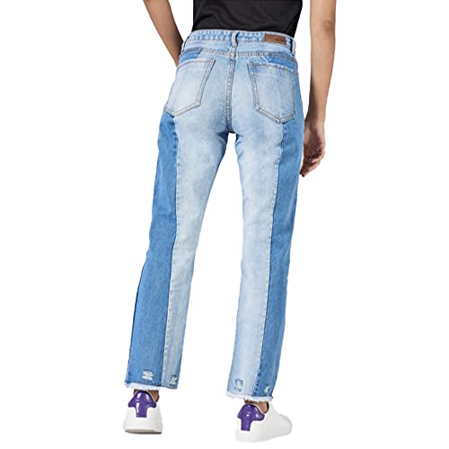 Image of Life by Shoppers Stop Regular Fit Regular Length Denim Womens Jeans
