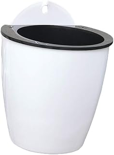 Hemoton Hoog kwaliteit 5 unidades de absorção automática de água Vaso de flores Pendurado na parede Vasos de jardim verticais Decoração de jardim criativo (branco)