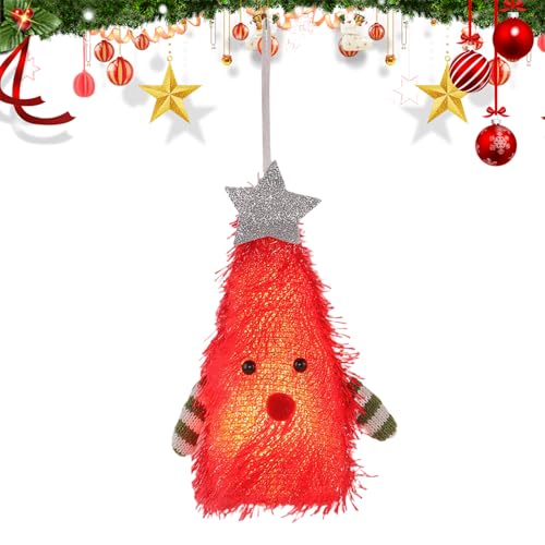 Decoraciones de Navidad Iluminación - Decoración Brillante de Lindo | Decoración Interior Exterior para Sala Chimenea Mesa Dormitorio Jardín