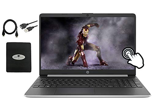 Image of hp 2020 15.6 inch HD WLED Touchscreen Notebook Laptop, 10th Gen Intel Dual-Core i3-1005G1(Up to 3.4GHz, Beat i5-7200U), 8GB RAM DDR4, 256GB PCIe SSD, Webcam, HDMI, USB-C, Win10, w /GM Accessories