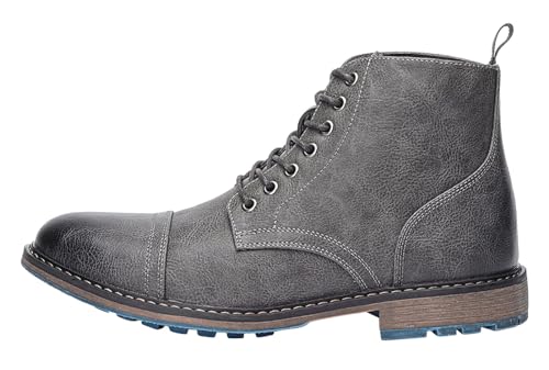 Santimon Men's Oxfords Boots Dress Casual Leather Chelsea Boots Fashion Formal Tuxedo Ankle Boot for Men2