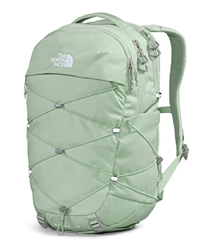 Image of The North Face Women's Borealis Commuter Laptop Backpack, Misty Sage Dark Heather /Meld Grey, One Size