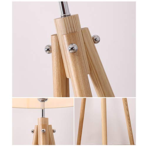 Lámpara de madera para iluminar dormitorios y salas de estudio con estilo 2