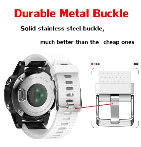 Bracelet Fenix 5S en silicone GUMMMY interchangeable 20 mm - 4
