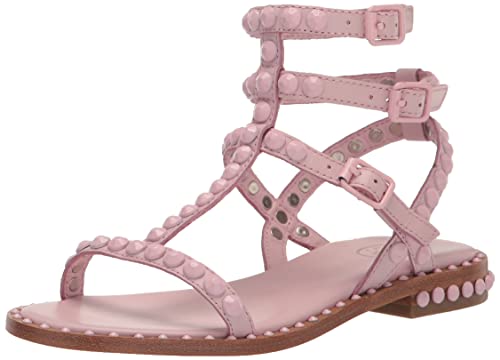Image of Ash Play Bis Tonal-Studded Flat Sandal for Women, Chic Open-Toe Design, Comfortable Footbed, Durable Sole, Ideal for Casual Outfits