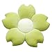 Peluche Cuscino Forma Fiore,Cuscino Fiore Cuscini Decorativi Bambini,Fiori di Peluche Cuscino da Divano,Verde Ciliegio Fiore Peluche Cuscino,Φ40 cm