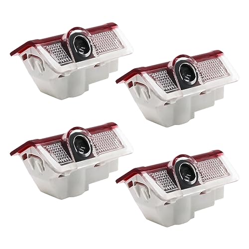 Projecteur De Logo Pour Portière De Voiture Gmili - Compatible Mercedes Classe A/B/C/E, GLA, GLC, GLE - Kit De 4 Projecteurs LED