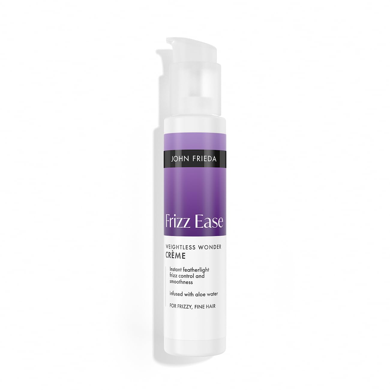 John Frieda Frizz Ease Weightless Wonder Crème 100ml. Anti Frizz Hair Cream for Lightweight Smooth Finish and Flyaway Control