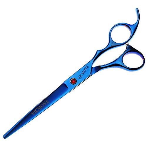 Hair Cutting Scissors, 7" Hair Scisssors Professional Hairdressing Scissors Set Cutting Barber Shears 6 colors available BY ZZYY (Color : Blue)