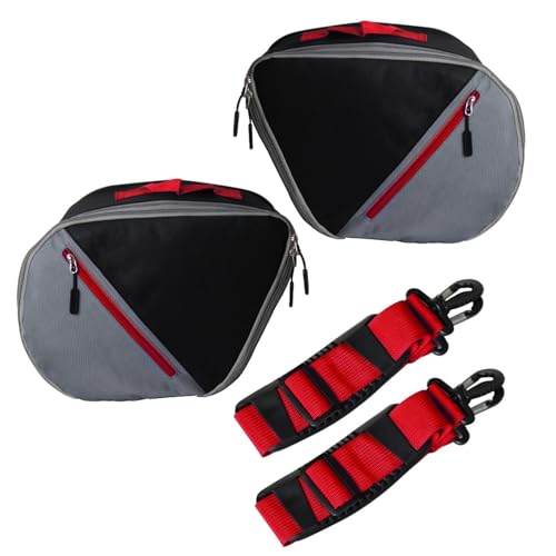 Sac de selle moto pour TRACER 900 GT : bagagerie étanche 1 pair red