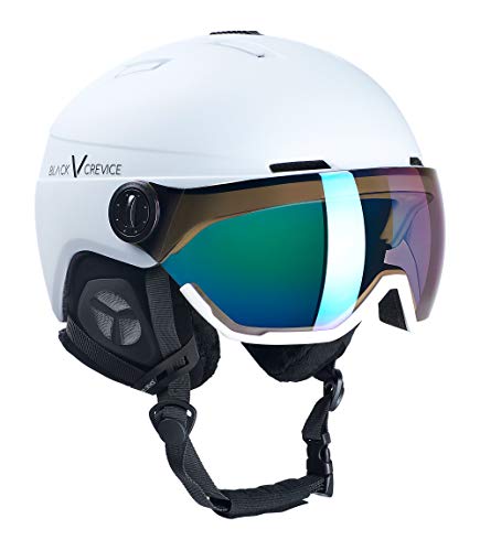 BLACK CREVICE Casco da Sci Calgary con Visiera