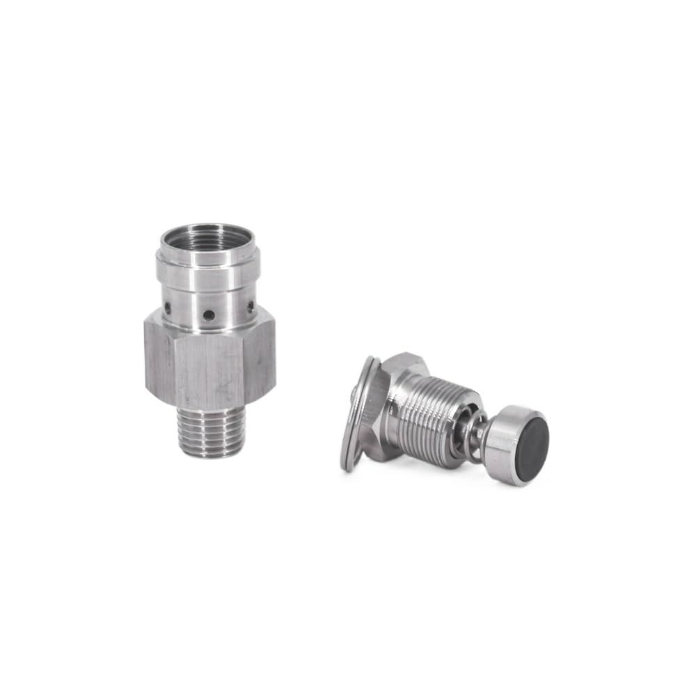 0,1/0,2/0,3 Mpa 1/4 "NPT SUS304 Sanitarny regulowany zawór nadmiarowy ciśnienia powietrza wydechowy sprężarka Homebrew(0.2 Mpa)