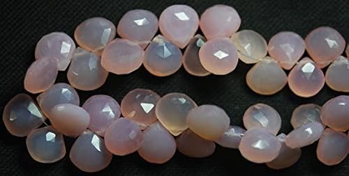 Chalcédoine rose de 8 pouces pour façonner un cadeau romantique personnalisé - 3