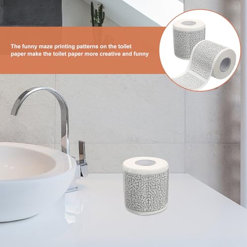 Papel higiénico creativo Gatuida de 2 rollos impresos absorbentes para baño y cocina 6