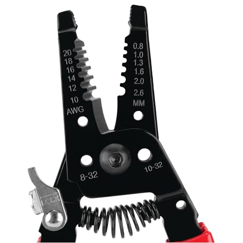 Image of Performance Tool W1714 3 Piece Electrician Tool Set (Diagonal Wire Cutters, Wire Strippers /Cutters & Digital Multi-meter)