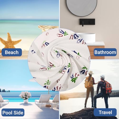 Image of Kuber Industries Pack of 2 Cotton Bath Towel for Women | Super Soft Swimming & Bathing Towel | 30x60 Inch | Travel Cotton Towel & Gamcha | Assorted