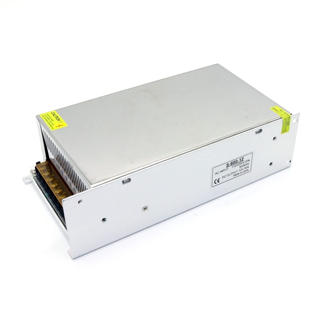 FuenteDe AlimentacióN Conmutada Fuente de alimentación de conmutación de voltaje de alta potencia 12V DC 600W DC Transformador Transformador de luz de la fuente de alimentación Fuentes De AlimentacióN