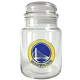 NBA 31-Ounce Glass Candy Jar - Primary Logo