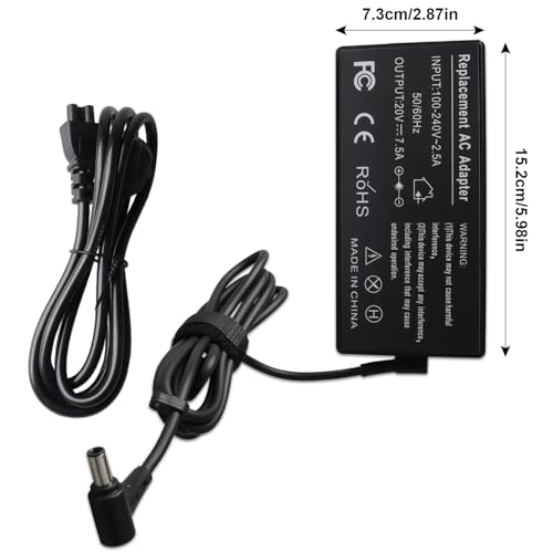 MXJFYY 150W Laptop Charger for Asus TUF Gaming F15 F17 FX505GT FX506HC FX705DU FX705DT FX706LI FX505DY,Power Supply for Rog G531GT G531GD G731GT FX705GT FX505DT FX505DD FX705DD Zephyrus G14【6 * 3.7mm】 - Image 3