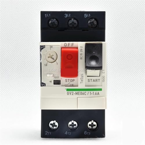 Disjoncteur thermique et magnétique GV2-ME06C bouton 1,6A