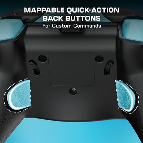 Image of Turtle Beach Rematch Advanced Wired Gaming Controller for Xbox & PC | Xbox Series X|S, Xbox One, PC, 2 Remappable Buttons, Hall-Effect Triggers, Audio Controls, Glows-in-the-Dark, Titan Steel