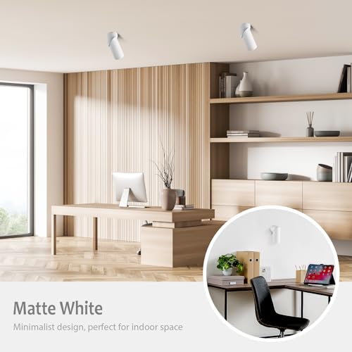 Spot de Plafond Orientable KYOTECH en Aluminium Blanc GU10 - 6