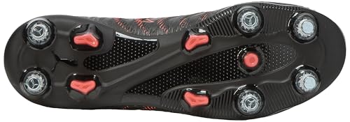 PUMA Unisex Future 9 Match MXSG Fußballschuh, schwarz-leuchtendes Rot, Starkes Grau, Größe 44, Puma Schwarz leuchtendes Rot, Starkes Grau… – Ansicht 4