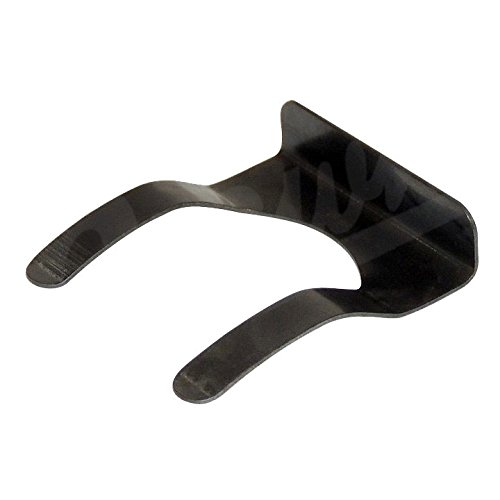 Single Door Lock Cylinder Retainer Made of Black Coated Steel fits Wrangler YJ TJ