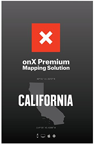 HUNT California Public/Private Land Ownership Topo Maps for Garmin GPS by onXmaps
