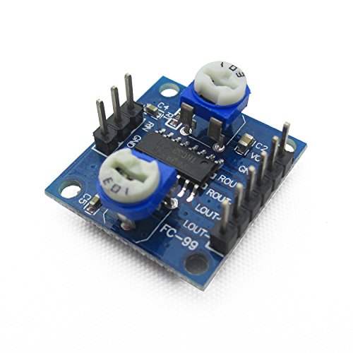 PAM8406 digital power amplifier board with volume potentiometer stereo