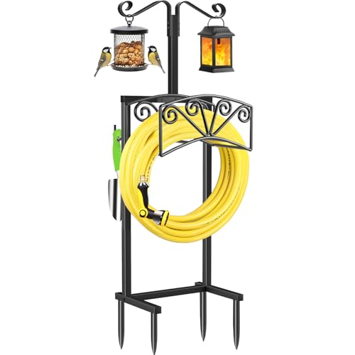 TomCare Garden Hose Holder, Heavy Duty Water Hose Hanger for 160FT Hose