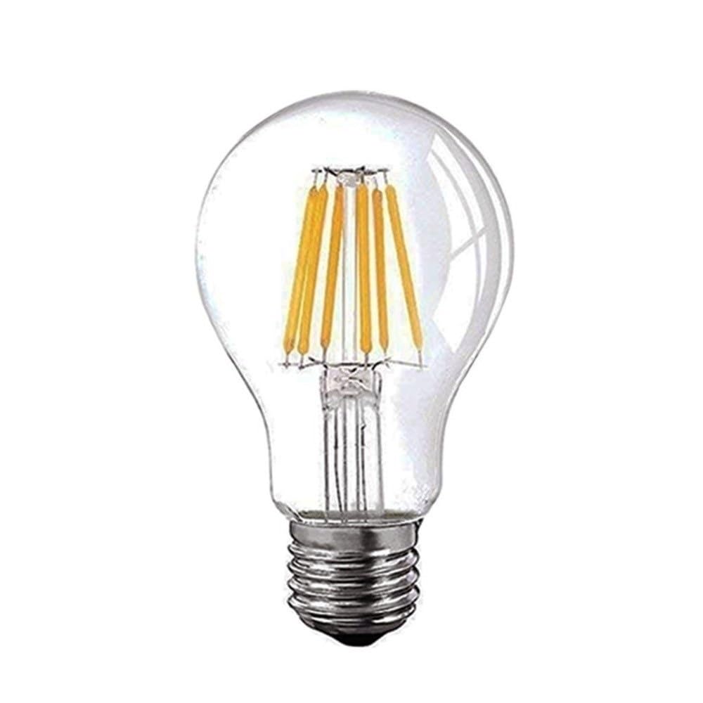 RZL LED Lights Bassa tensione 6W Edison Globe Bulbi, 12V a 24V DC ha condotto la lampada A19 filamento della lampadina Daylight Bianco 4500K bianco caldo 2700K E26 E27 (10 pezzi)