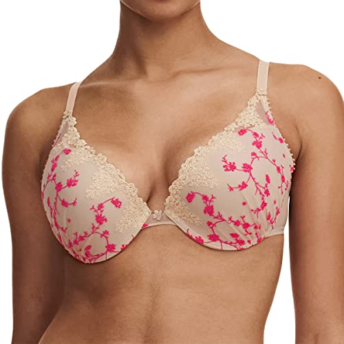 Passionata — White Nights — Push Up BH (75 D Dune / Fluo Pink)