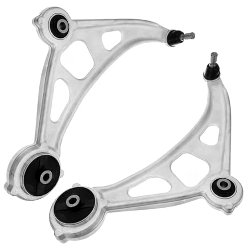 Image of Detroit Axle - 4pc Front End Kit for 2015-2024 Nissan Murano, 2016 2017 2018 2019 2020 2021 2022 2023 Passenger and Driver Side 2 Lower Control Arms w /Ball Joint 2 Outer Tie Rods Replacement