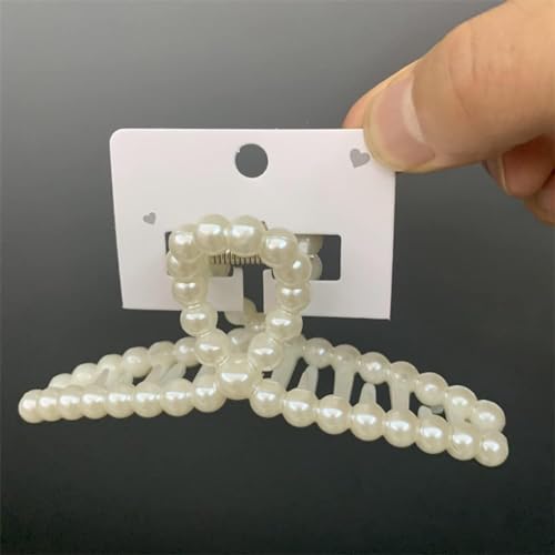 100 unidades de cartón blanco para exhibidor de accesorios para cabello miniatura 2