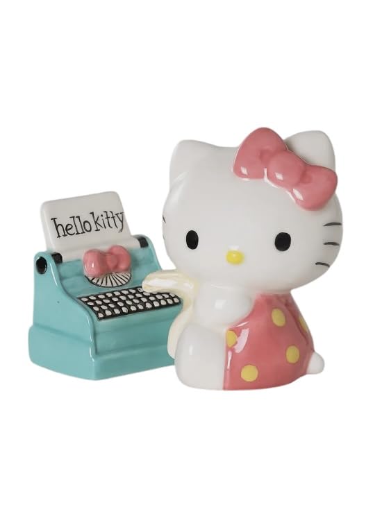 Amazon.com: Blue Sky Clayworks HELLO KITTY Retro Typewriter Salt